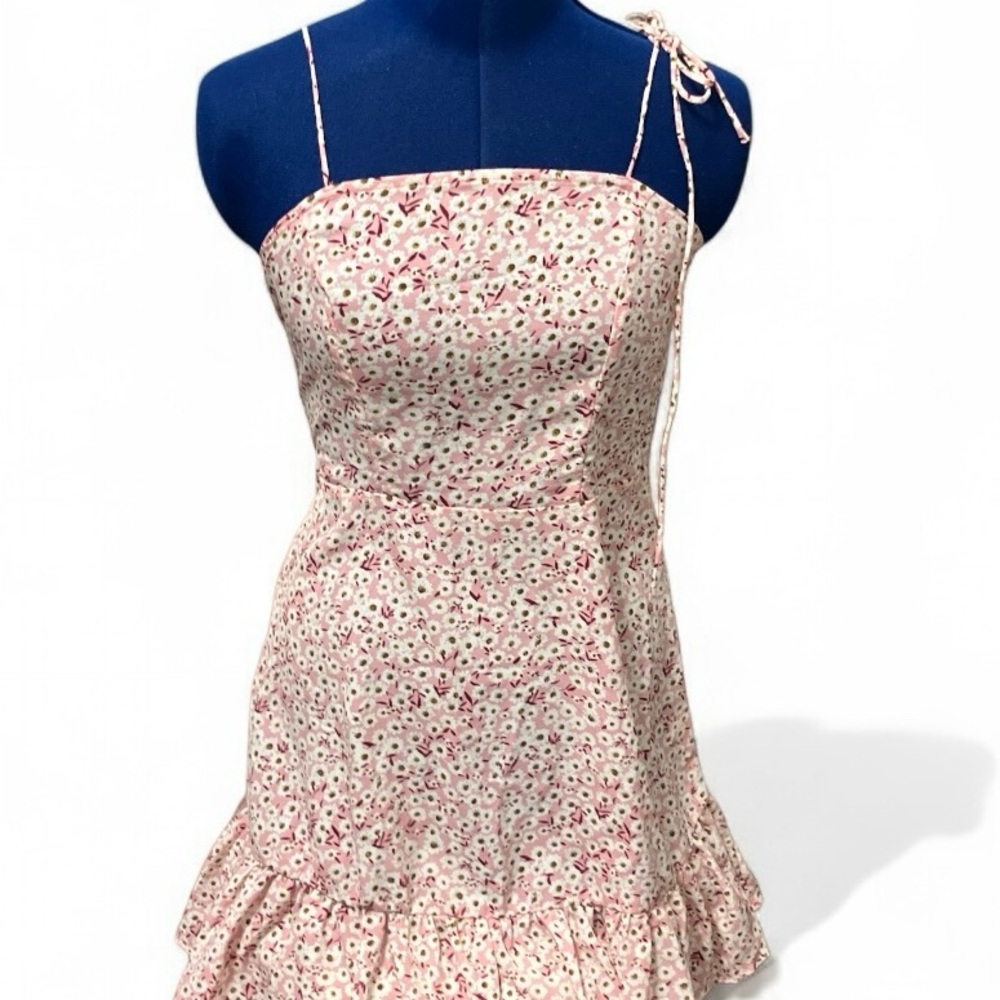 Floral Spaghetti Strap Dress